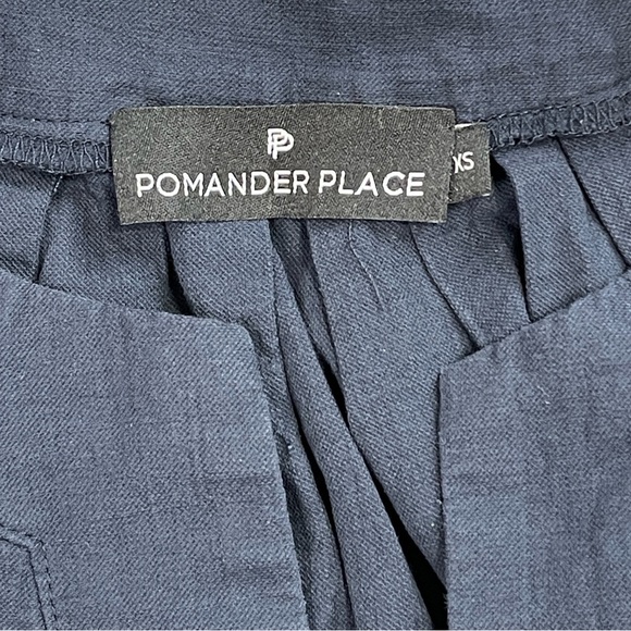 Pomander Place Blue Puff Sleeve Blouse - Picture 8 of 9